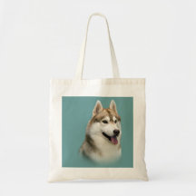 Siberian Husky Gorgeous Tote Bag