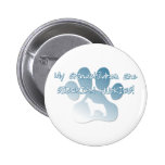 Siberian Husky Grandchildren Pin