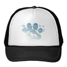 Siberian Husky Granddog Mesh Hats