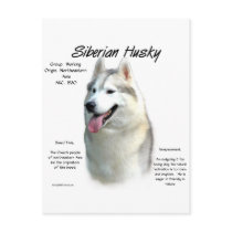 Siberian Husky History Design