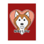 Siberian Husky Lover Postcard