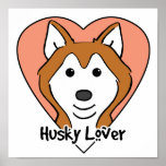 Siberian Husky Lover Posters