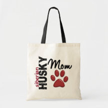 Siberian Husky Mom 2 Tote Bag