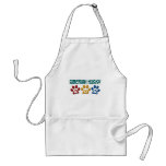 SIBERIAN HUSKY  Mom Paw Print 1 Aprons