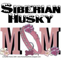Siberian Husky MOM Acrylic Cut Outs