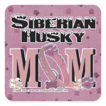 Siberian Husky MOM Stickers