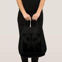 Siberian Husky Tote Bag Husky Wolf Beach Bags