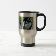 Siberian Husky Travel Mug