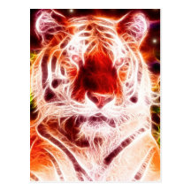 *Siberian Tiger* Wild Spirit Design Postcard