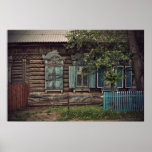 Siberian wooden houses (project by vladstudio.com) posters