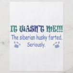 SiberianHusky Full Color Flyer