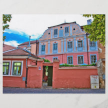 Sibiu architecture full color flyer