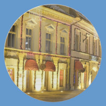 Sibiu at night plates