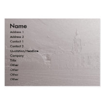 Sibiu basorelief & Calendar 2011 on Morning Dream Business Cards