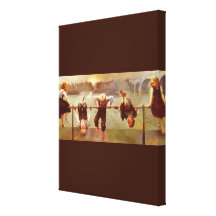 Siblings At Play by Dorothy Tennant Canvas Print