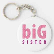 SIBLINGS COLLECTION - big sister {pink} Key Chain