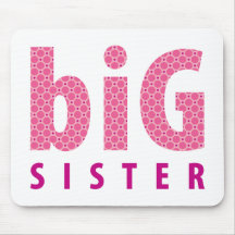 SIBLINGS COLLECTION - big sister {pink} Mousepad