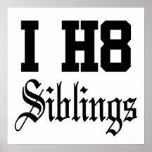 siblings posters