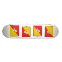 Sicily, Italy Skate Deck