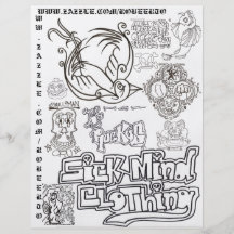 SICK MIND CLOTHING PROMOTIONAL FLYER