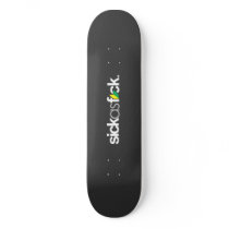 sickasf*ck w/ faux carbon skateboard