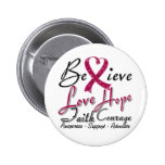 Sickle Cell Anemia Believe Heart Collage Button