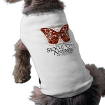 Sickle Cell Anemia Butterfly Dog T-shirt