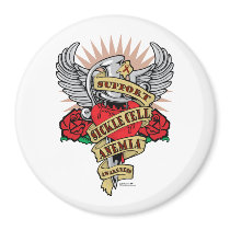Sickle Cell Anemia Dagger Fridge Magnet