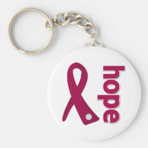 Sickle Cell Anemia Hope Ribbon Keychains