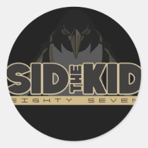 Sid the Kid Round Stickers