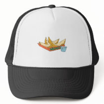 side of potato wedges trucker hat