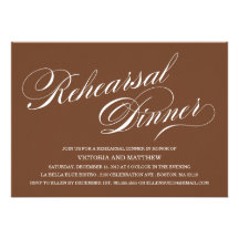 SIDE SCRIPT | REHEARSAL DINNER INVITATION