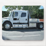 Side view of big rig, mousepad