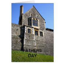 Side view of Windsor Castle Fathers Day Card