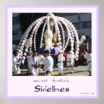 SIDELINES Haiku Art Print