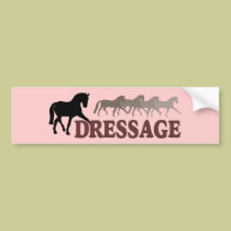Sidepass Dressage (black/burgundy) bumper stickers