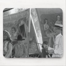 Sideshow Barker, 1938 Mouse Pads