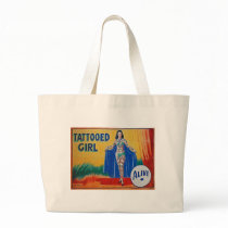 Sideshow Tattooed Girl Tote Bag