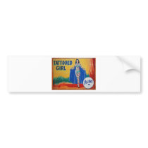 Sideshow Tattooed Girl Bumper Stickers