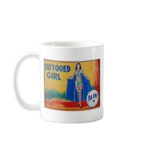 Sideshow Tattooed Girl Coffee Mug