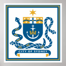 Sidney Australia Coat of Arms Print