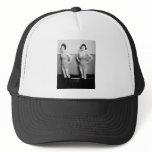 Sidney Lust Girls Vintage 1919 Glamour Photo Mesh Hat
