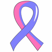 SIDS Blue Pink Ribbon 3 Cut Outs