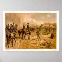 Siege of Atlanta by L. Prang & Company 1888 Poster