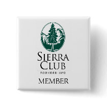 Sierra Club, MEMBER, MEMBER Pinback Button