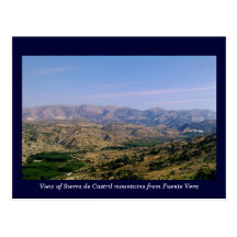 Sierra de Castril mountains, Granada, Spain Post Cards