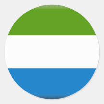 Sierra Leone Flag Sticker