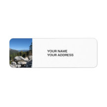 Sierra Nevada Mountains Labels