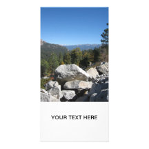 Sierra Nevada Mountains Photo Card Template