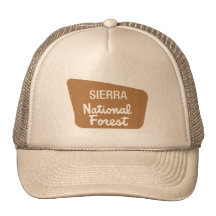 Sierra réserve forestière (signe) casquette de camionneur